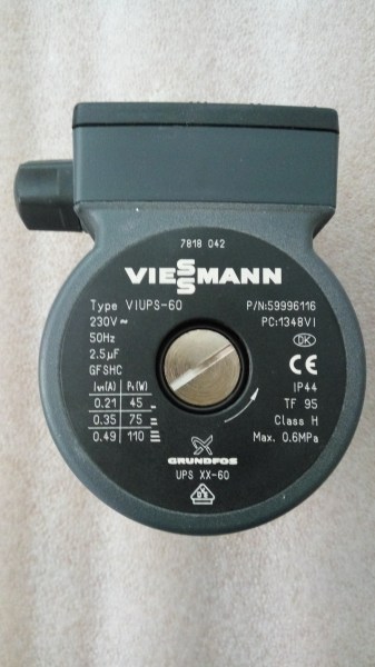 Насос циркуляционный VIUPS-60 7818042