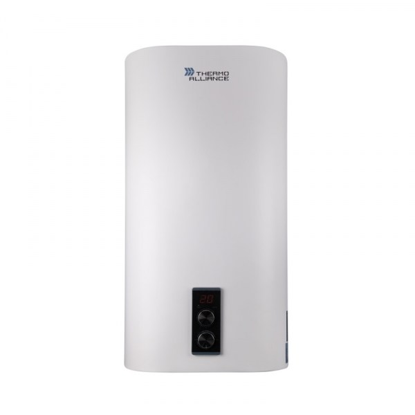 ВОДОНАГРЕВАТЕЛЬ THERMO ALLIANCE ПЛОСКИЙ 80 Л, СУХОЙ ТЭН, ВЕРТИКАЛЬНЫЙ
