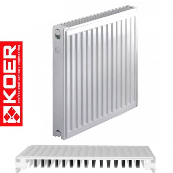 Стальной радиатор KOER 22 x 500 x 2000S